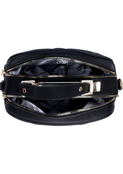 Kapitone Şık Bayan Çapraz El ve Omuz Çantası Siyah indirimleri