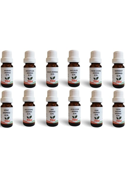 Kırmızı Orman Meyveleri Aroma Seti - 12'li