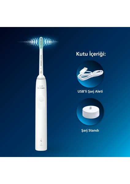 Sonicare Diamond Clean Şarjlı Diş Fırçası - Beyaz HX3671/13