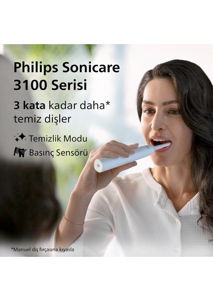 Sonicare Diamond Clean Şarjlı Diş Fırçası - Beyaz HX3671/13