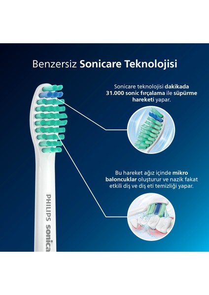 Sonicare Diamond Clean Şarjlı Diş Fırçası - Beyaz HX3671/13