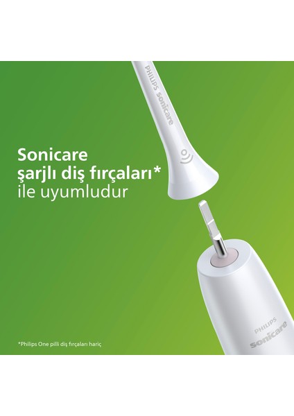 Sonicare Şarjlı Diş Fırçası 2'li Yedek Başlık - Beyaz HX6062/10