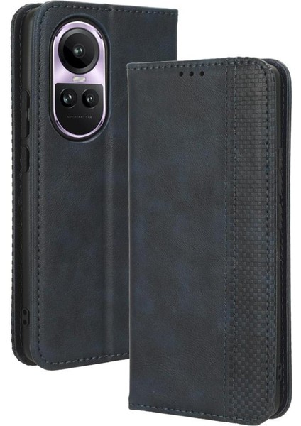 Oppo 10 Pro 5g Pu Deri Cüzdan Manyetik Kapatma Için Telefon Kılıfı (Yurt Dışından)