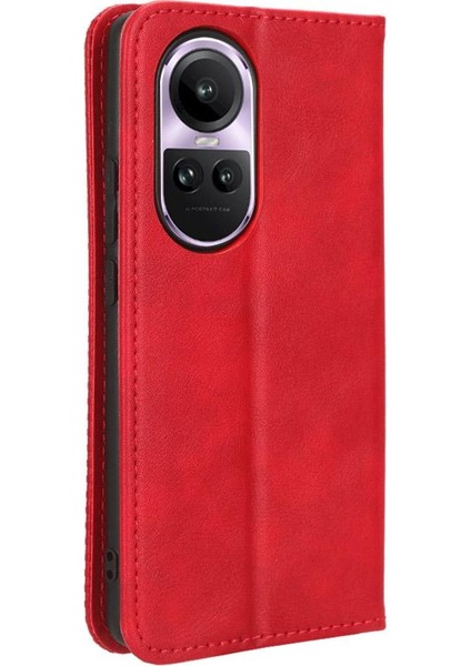 Oppo 10 5g Pu Deri Manyetik Kapatma Cüzdan Için Telefon Kılıfı (Yurt Dışından)