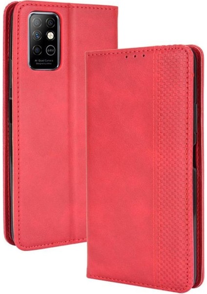Infinix Not 8 Cüzdan Pu Deri Manyetik Kapatma Için Telefon Kılıfı (Yurt Dışından)