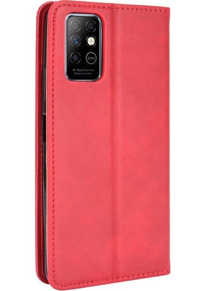 Infinix Not 8 Cüzdan Pu Deri Manyetik Kapatma Için Telefon Kılıfı (Yurt Dışından)