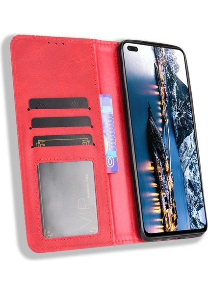 Infinix Not 8 Cüzdan Pu Deri Manyetik Kapatma Için Telefon Kılıfı (Yurt Dışından)