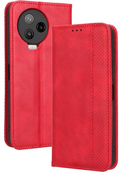 Infinix Not 12 Pro 4g Pu Deri Manyetik Kapatma Cüzdan Için Telefon Kılıfı (Yurt Dışından)
