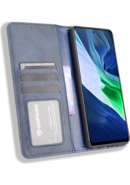 Infinix Not 10 Cüzdan Manyetik Kapatma Pu Deri Için Telefon Kılıfı (Yurt Dışından)