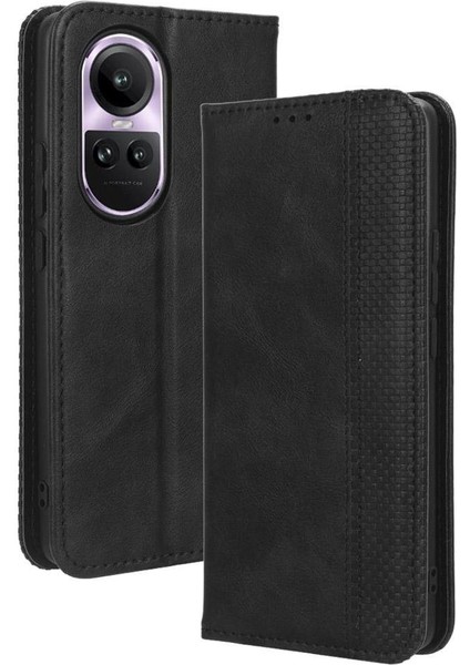 Oppo 10 Pro 5g Pu Deri Cüzdan Manyetik Kapatma Için Telefon Kılıfı (Yurt Dışından)