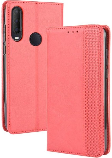 Alcatel 1s 2020/1V 2020 Pu Deri Manyetik Kapatma Cüzdan Telefon Kılıfı (Yurt Dışından)