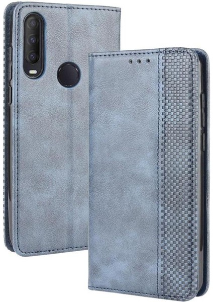 Alcatel 1s 2020/1V 2020 Pu Deri Manyetik Kapatma Cüzdan Telefon Kılıfı (Yurt Dışından)