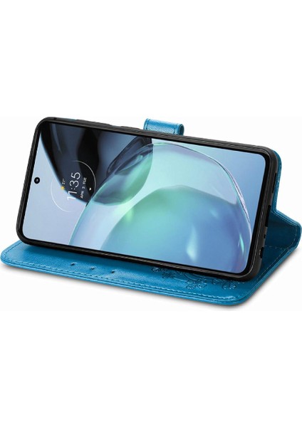 Motorola Moto G72 Kısa Kayış Zarif Iş Deri Çanta Telefon Kılıfı (Yurt Dışından) fırsatları