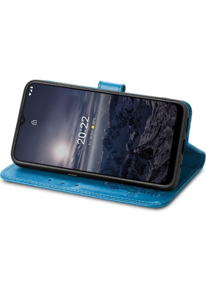 Nokia G21 Kısa Kayış Dört Yapraklı Yonca Flip Telefon Kılıfı (Yurt Dışından) fırsatları