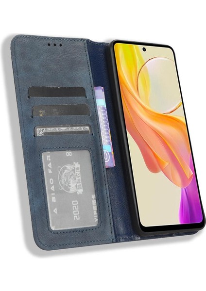 Vivo Y36 5g/4g Cüzdan Manyetik Kapatma Pu Deri Için Telefon Kılıfı (Yurt Dışından) modelleri