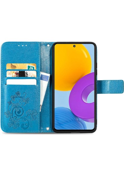 Samsung Galaxy M52 5g Dört Yapraklı Yonca Deri Kısa Kayış Telefon Kılıfı (Yurt Dışından) indirimleri