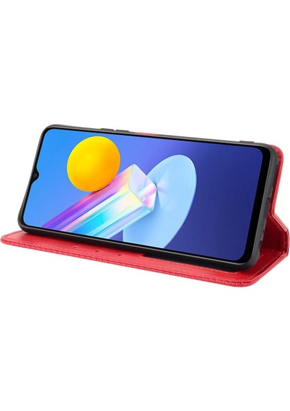 Vivo Y72 5g Manyetik Kapatma Pu Deri Cüzdan Için Telefon Kılıfı (Yurt Dışından) fırsatları