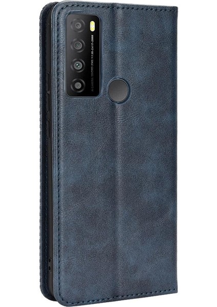 Tcl 30 Xl Manyetik Kapatma Cüzdan Pu Deri Için Telefon Kılıfı (Yurt Dışından)