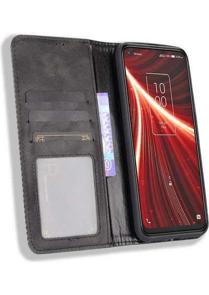 Tcl 10 5g Cüzdan Pu Deri Manyetik Kapatma Için Telefon Kılıfı (Yurt Dışından) fırsatları