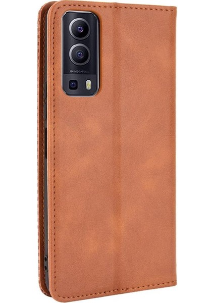 Vivo Y72 5g Manyetik Kapatma Pu Deri Cüzdan Için Telefon Kılıfı (Yurt Dışından) fırsatları