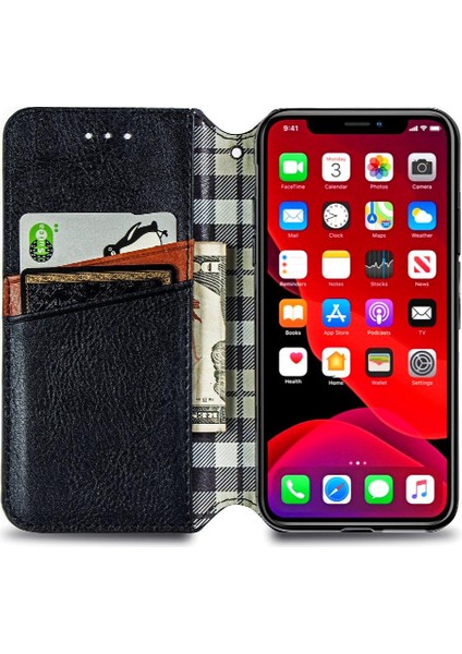 Apple iphone Xr Flip Için Zarif Iş Cüzdan Fonksiyonu Telefon Kılıfı (Yurt Dışından)