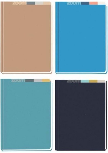 Toptanbulurum Keskin Color Zoom 20X28 cm Sert Kapak Dikişli Defter Çizgili 160 Yp