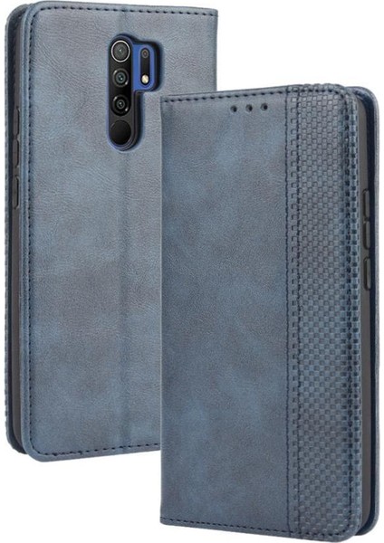 Xiaomi Redmi 9 Cüzdan Manyetik Kapatma Pu Deri Telefon Kılıfı (Yurt Dışından)