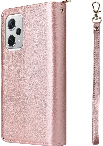 Xiaomi Redmi Not 12 Pro Artı Fermuar Cep Cüzdan Kılıf 9 (Yurt Dışından)