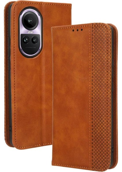 Oppo Oppo 10 5g Pu Deri Manyetik Kapatma Cüzdan Için Kılıf (Yurt Dışından)
