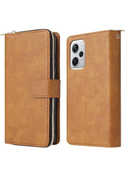 Xiaomi Redmi Not 12 Pro Artı Fermuar Cep Cüzdan Kılıf 9 (Yurt Dışından)