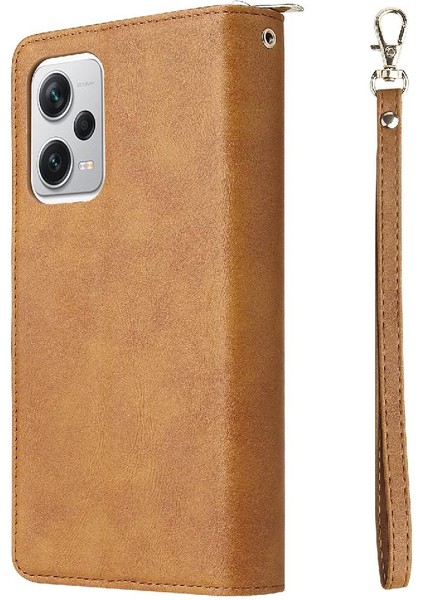 Xiaomi Redmi Not 12 Pro Artı Fermuar Cep Cüzdan Kılıf 9 (Yurt Dışından)