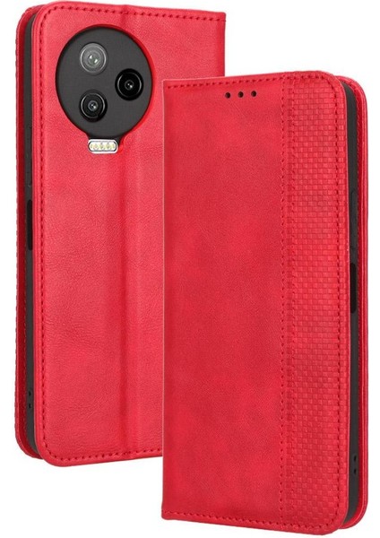 Infinix Not 12 Pro 4g Pu Deri Manyetik Kapatma Cüzdan Için Kılıf (Yurt Dışından)