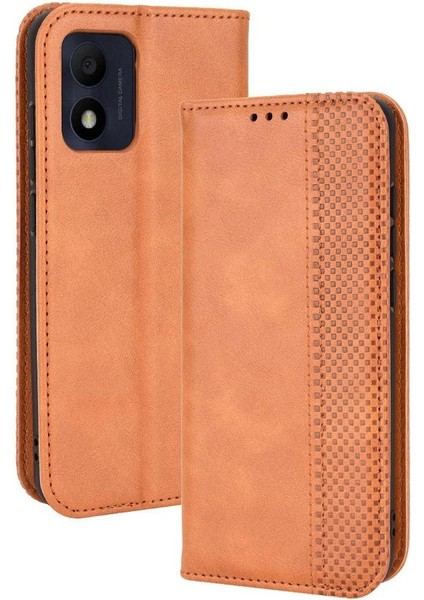 Tcl 303 Pu Deri Manyetik Kapatma Cüzdan Için Kılıf (Yurt Dışından)