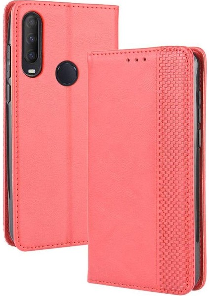 Alcatel 1s 2020/1V 2020 Pu Deri Manyetik Kapatma Cüzdan (Yurt Dışından)