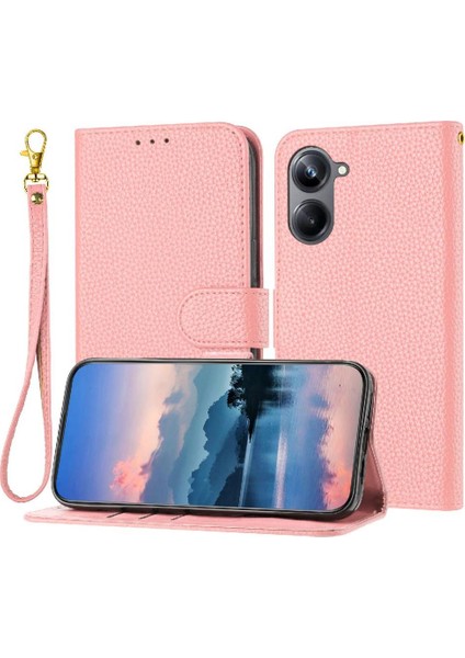 Realme 10 Pro 5g Için Telefon Kılıfı Flip Folio Cüzdan Pu Deri Kart Yuvaları (Yurt Dışından)