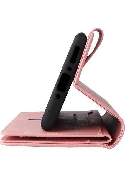Oneplus 7t Pro Için Kılıf Kart Tutucu Manyetik Deri Fermuar Cüzdan Kapak (Yurt Dışından)