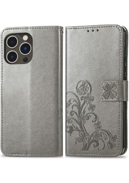 Iphone 14 Için Kılıf Pro Kısa Kayış Dört Yapraklı Yonca Zarif Iş (Yurt Dışından)