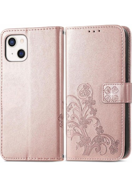 Iphone 13 Için Kılıf Mini Zarif Iş Kapak Kapak Kısa Kayış Dört (Yurt Dışından)