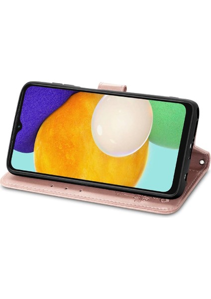 Samsung Galaxy A13 5g Dört Yapraklı Yonca Kısa Kayış Deri Kılıf (Yurt Dışından) fırsatları