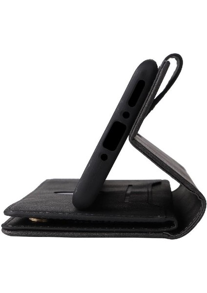 Oneplus 7t Pro Için Kılıf Kart Tutucu Manyetik Deri Fermuar Cüzdan Kapak (Yurt Dışından)
