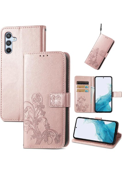 Samsung Galaxy A14 Için Kılıf 4g Zarif Iş Kısa Kayış Kapak Çevirin (Yurt Dışından)