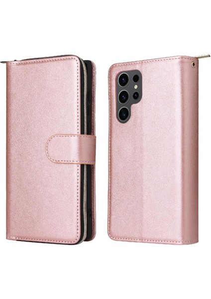 El Kayışı Cüzdan Kılıf ile Samsung Galaxy S24 Ultra Kart Tutucu Için Kılıf (Yurt Dışından) modelleri