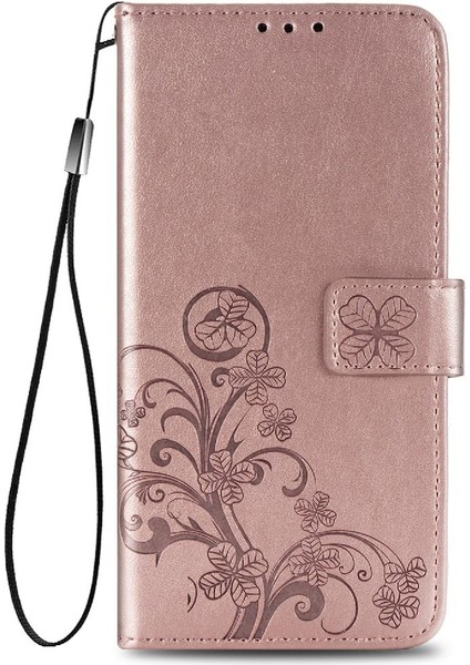 Samsung Galaxy A71 5g Zarif Iş Dört Yapraklı Yonca Flip Case (Yurt Dışından)