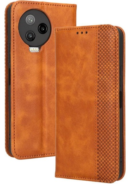 Infinix Not 12 Pro 4g Pu Deri Manyetik Kapatma Cüzdan Için Kılıf (Yurt Dışından)