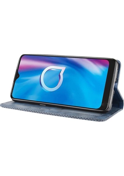 Alcatel 1s 2020/1V 2020 Pu Deri Manyetik Kapatma Cüzdan (Yurt Dışından) indirimleri