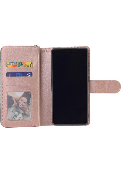 Samsung Galaxy Not 20 Için Kılıf Kapak Çevirin Kart Tutucu ile El Kayışı 9 (Yurt Dışından) modelleri