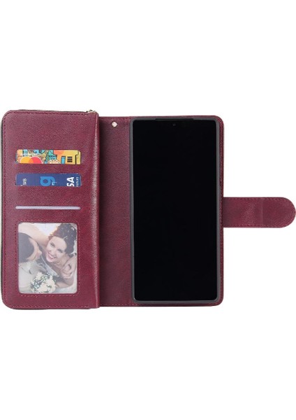 Samsung Galaxy Not 20 Için Kılıf Kapak Çevirin Kart Tutucu ile El Kayışı 9 (Yurt Dışından) fiyatları