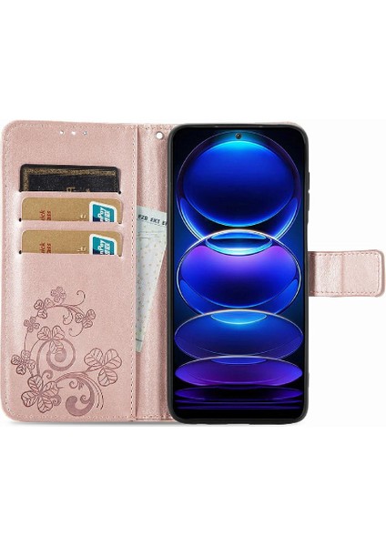 Xiaomi Redmi Not 12 Için Kılıf Proplus Deri Kılıf Kapak Çevirin Zarif (Yurt Dışından)