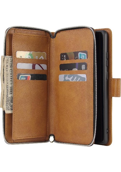 Samsung Galaxy Not 20 Için Kılıf Kapak Çevirin Kart Tutucu ile El Kayışı 9 (Yurt Dışından) modelleri