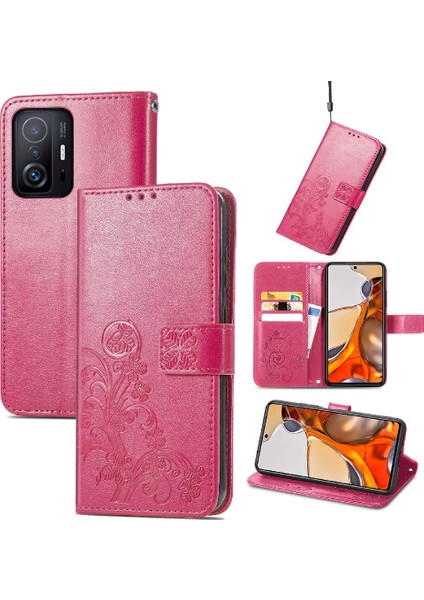 Xiaomi 11T/11T Pro Kısa Kayış Zarif Iş Çevirme Kapağı (Yurt Dışından) modelleri